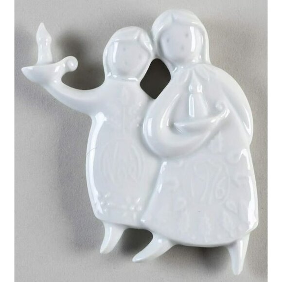 Haviland Limoges Sleepy Angels  1976 Christmas Ornament Jean Jacques Prolongeau - Picture 2 of 7